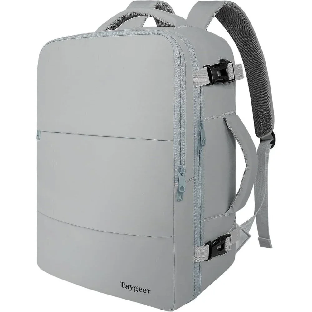 Taygeer Women's Elephant-Gray Travel Backpack Carry On 15.6inch Laptop Backpack